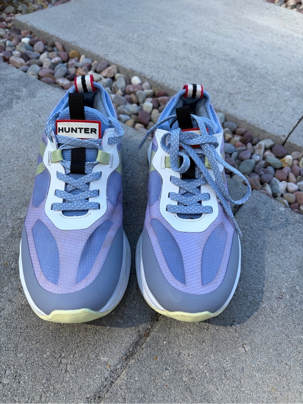 Hunter Lavender & Light Blue Athletic Sneakers